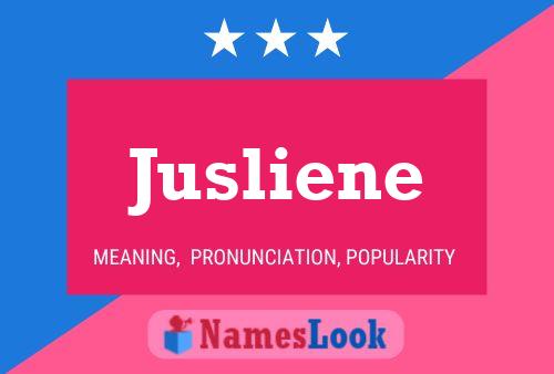 Poster del nome Jusliene