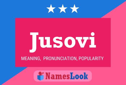 Poster del nome Jusovi