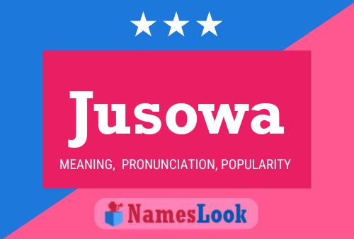 Poster del nome Jusowa