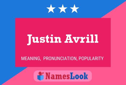 Poster del nome Justin Avrill