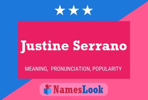 Poster del nome Justine Serrano