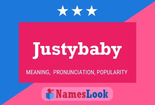 Poster del nome Justybaby