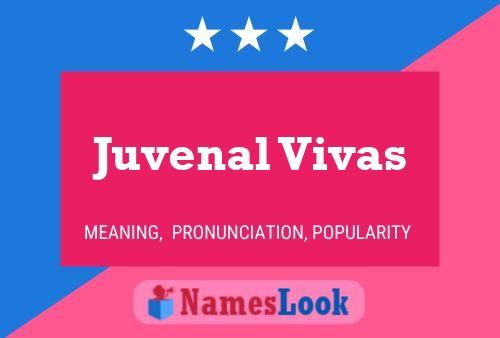 Poster del nome Juvenal Vivas