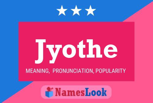 Poster del nome Jyothe