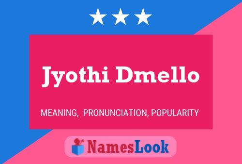 Poster del nome Jyothi Dmello