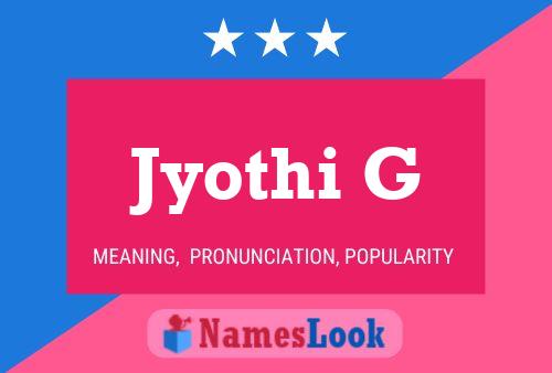 Poster del nome Jyothi G