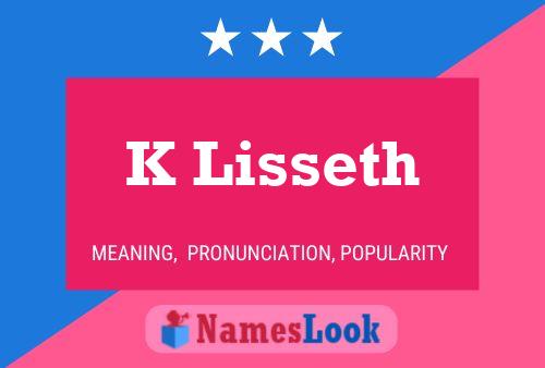 Poster del nome K Lisseth