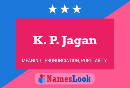 Poster del nome K. P. Jagan