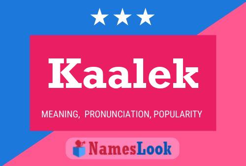 Poster del nome Kaalek