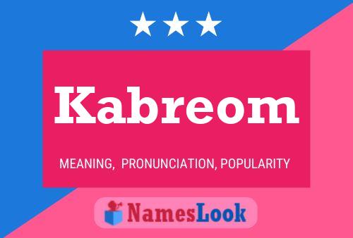 Poster del nome Kabreom