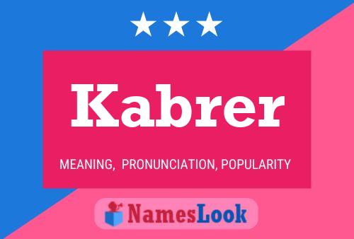 Poster del nome Kabrer