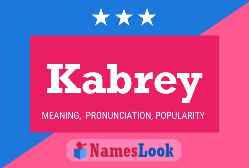 Poster del nome Kabrey