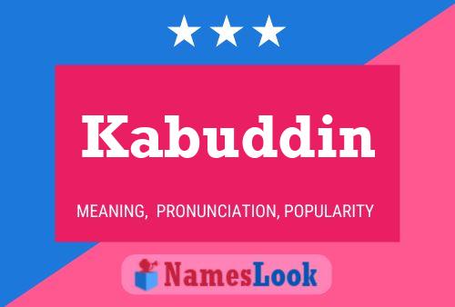 Poster del nome Kabuddin