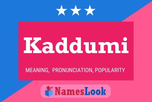 Poster del nome Kaddumi