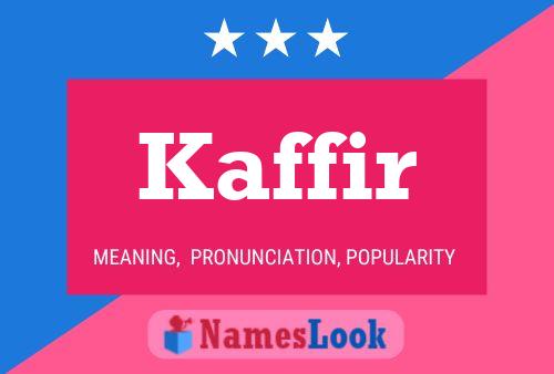 Poster del nome Kaffir