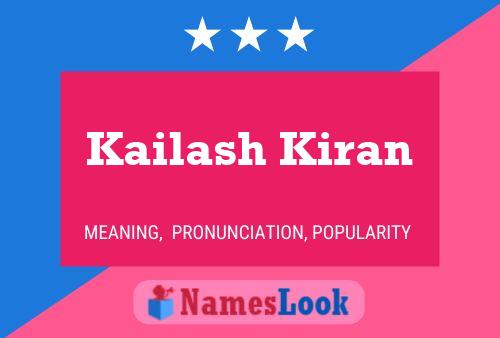 Poster del nome Kailash Kiran