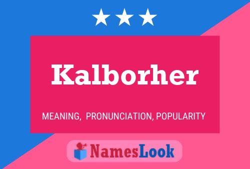 Poster del nome Kalborher