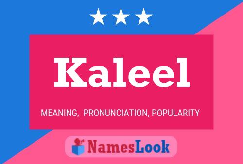 Poster del nome Kaleel