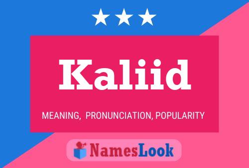 Poster del nome Kaliid