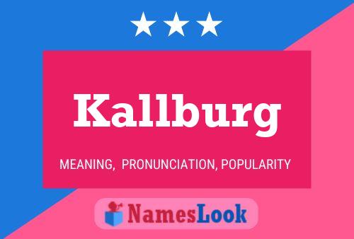 Poster del nome Kallburg