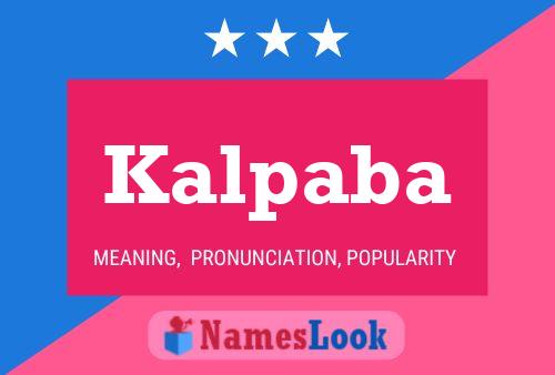 Poster del nome Kalpaba