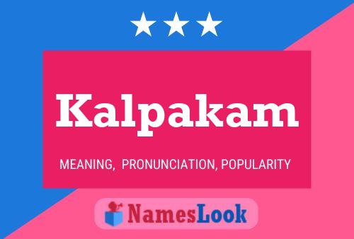 Poster del nome Kalpakam