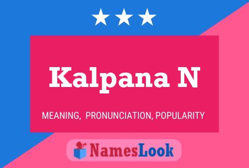 Poster del nome Kalpana N