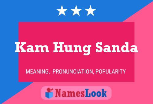 Poster del nome Kam Hung Sanda