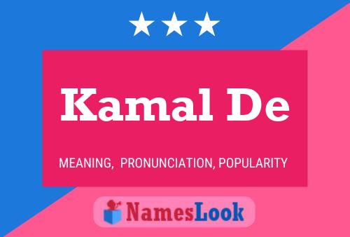 Poster del nome Kamal De