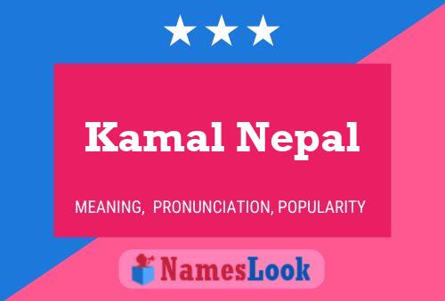 Poster del nome Kamal Nepal