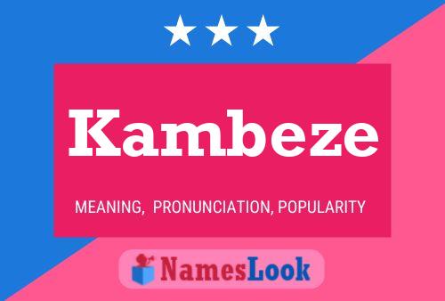 Poster del nome Kambeze