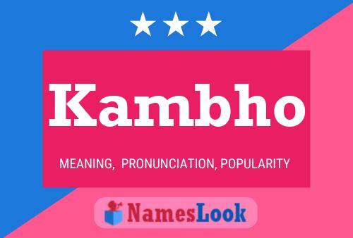 Poster del nome Kambho