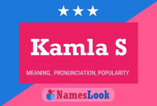 Poster del nome Kamla S