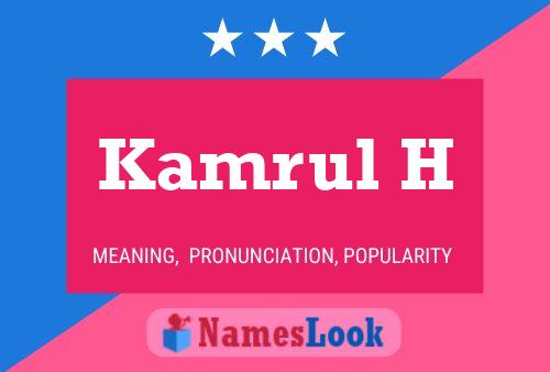 Poster del nome Kamrul H