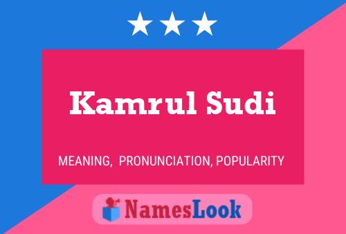 Poster del nome Kamrul Sudi