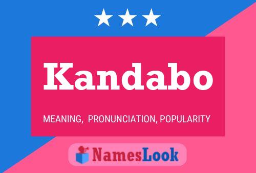 Poster del nome Kandabo