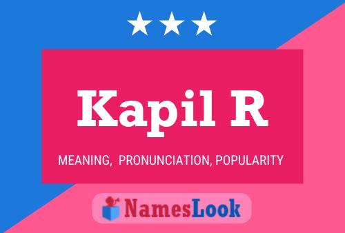 Poster del nome Kapil R