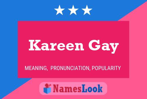 Poster del nome Kareen Gay