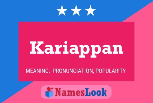 Poster del nome Kariappan