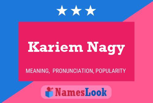 Poster del nome Kariem Nagy