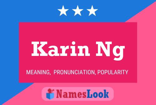 Poster del nome Karin Ng