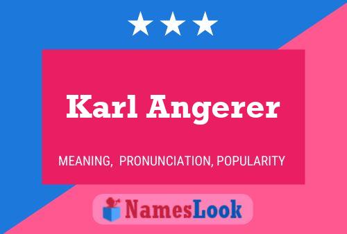 Poster del nome Karl Angerer