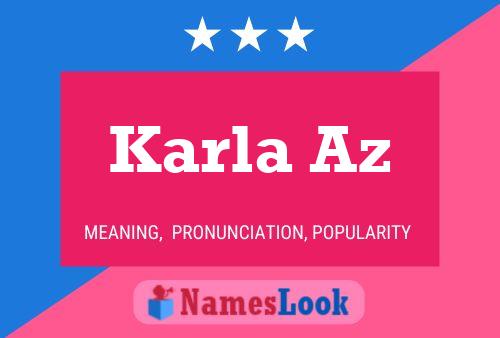 Poster del nome Karla Az