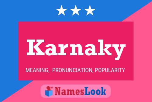 Poster del nome Karnaky