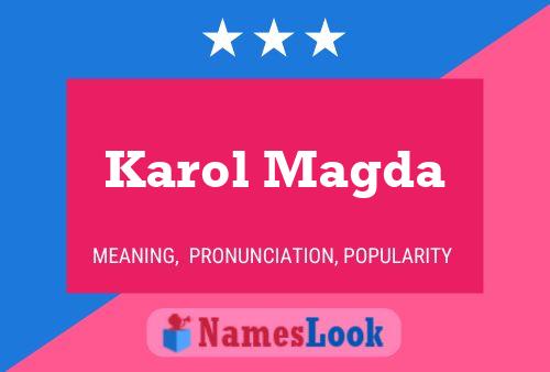 Poster del nome Karol Magda