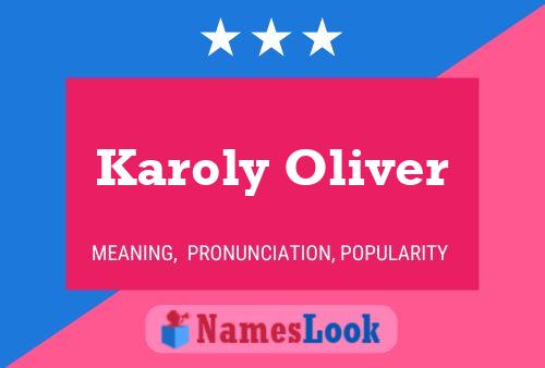 Poster del nome Karoly Oliver