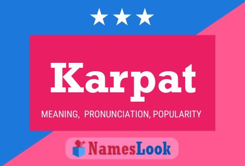 Poster del nome Karpat