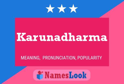 Poster del nome Karunadharma