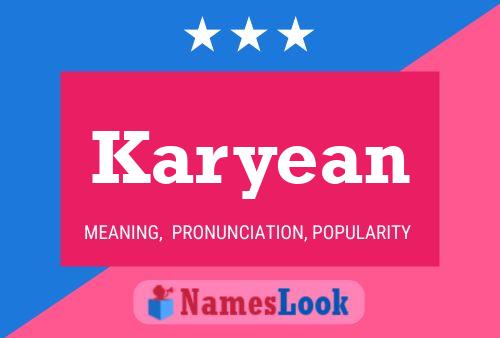 Poster del nome Karyean