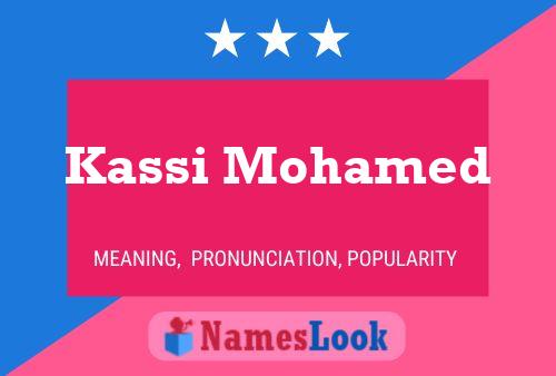 Poster del nome Kassi Mohamed